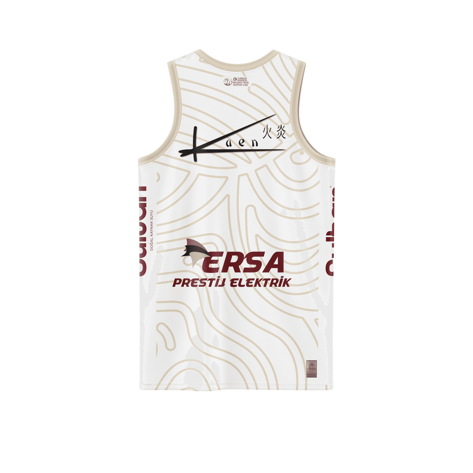 Bordo Basketbol Beyaz Sezon Forması